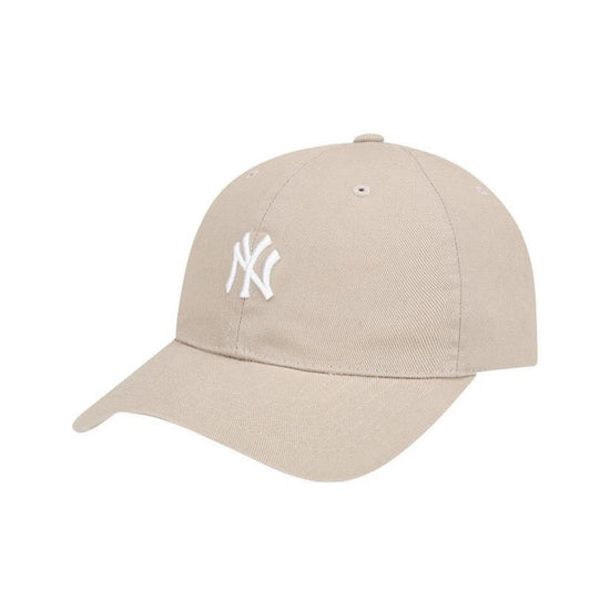 Unisex baseball caps hats high quality khaki hat material unstructured cotton soft adjustable washed custom NY logo Men/Women cap hats