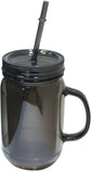 ImpecGear 20 Oz Mason Jar Doubled wall Acrylic Cup with Straw