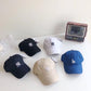 Unisex baseball caps hats high quality khaki hat material unstructured cotton soft adjustable washed custom NY logo Men/Women cap hats