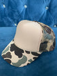 Two Tone Camo Hunting Trucker Baseball Foam Mesh Hats Caps For Outdoors Travel