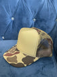 Two Tone Camo Hunting Trucker Baseball Foam Mesh Hats Caps For Outdoors Travel