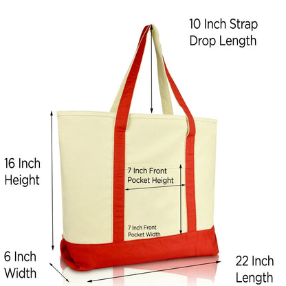 ImpecGear Deluxe Cotton Canvas Tote Bag