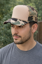 Two Tone Camo Hunting Trucker Baseball Foam Mesh Hats Caps For Outdoors Travel