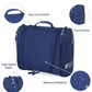 Waterproof Hanging Toiletry Bag Portable Travel Organizer Wash Cosmetic Makeup Storage Case Women Men Shaving Kit with Hanging Hook
