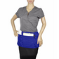 Waist Apron with 3 Pockets Poly Cotton Commercial Restaurant Home Bib Spun, 2-Pack, Royal