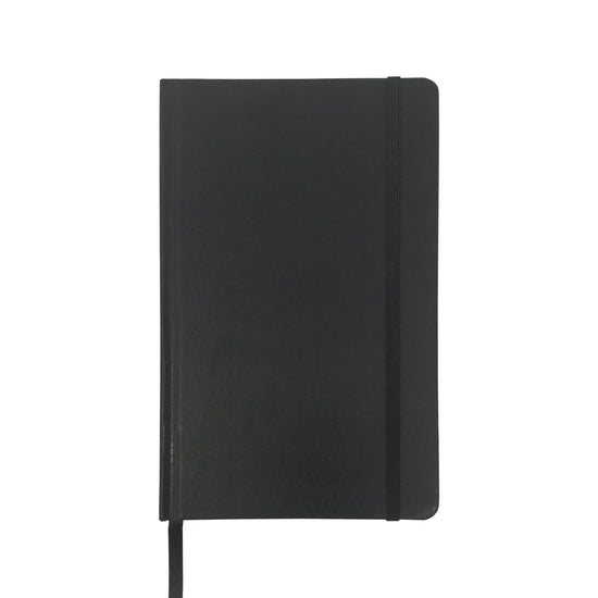 Wood Finish Hardcover Notebook With Elastic Band Closure And Bookmark
