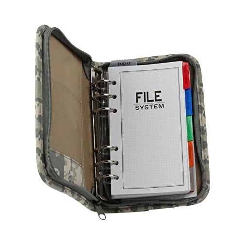 Small Camo Personal Planner, Productivity/Financial Tracker, Organizer, Daily Calendar, Expense, Projects, Journal to Increase Productivity (PACK OF 4)