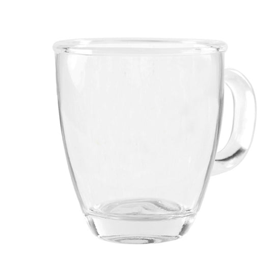 Clear Coffee Mug,Double Wall Insulated Coffee Mug,Perfect size for Drinking Glass, Mugs with Handle,Glass Coffee Mugs, Lead Free