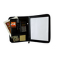 ImpecGear Professional Zippered Padfolio Organizer Document Holder W/ Notepad & Pend Holder, Interior 10.1 Inch Tablet Sleeve, Black (10" X 13" x 1.5")