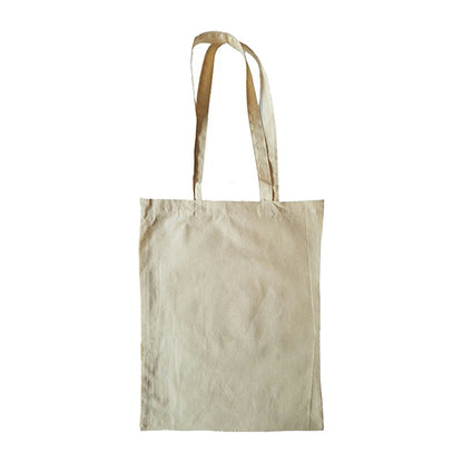 Set of 3 Wholesale 100% Cotton Tote Grocery Bag Recycled Reusable Shopping Tote Bag (SET OF 3 - NATURAL)