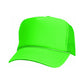 NEON Baseball Caps Blank Trucker Hats Summer Mesh Bachelorette Cap