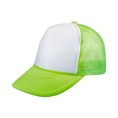 NEON Baseball Caps Blank Trucker Hats Summer Mesh Bachelorette Cap