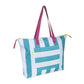 Cabana Stripe 15 Inch Beach Tote Bag Travel Shopping Vacation Work Outdoor Lot