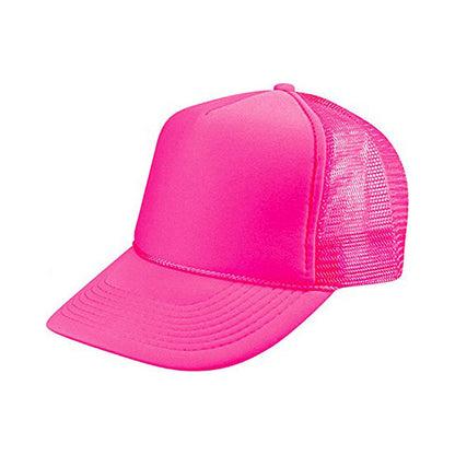 NEON Baseball Caps Blank Trucker Hats Summer Mesh Bachelorette Cap