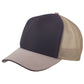 5 Panel Trucker Hat, Foam & Mesh 2 Tone Trucker Hat, Retro Hat for Travel, 5PMS