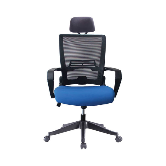 ImpecGear Ergo HQ Mesh Back/Fabric Seats W/ Frame Easy Folding Fold Out Chairs (Custom Color Seat Fabric-with many beautiful colors) + Headrest