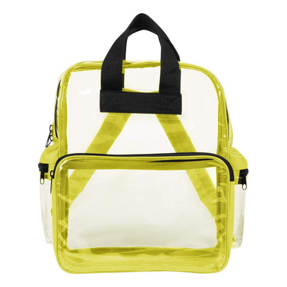 Unisex Transparent Clear Travel Security Multi-purpose Bookbag/Backpack CBP3121