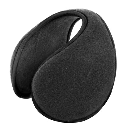 Adult Fleece Ear Muffs Pack of 5 - Black Grey Red Green & Navy Earmuffs - 7051AST