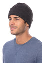 SET OF 4 BEANIE Warm Winter Beanies Hats Cap Toboggans Thermal Knit Cuff Acrylic Ski hats 12" (Navy+Black+Gray+Camo)