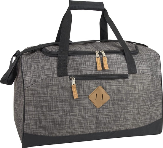 Trailmaker 20" Inch Duffle Bag Grey Heather Polyester-Travel Work Gym Carry-on