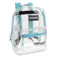 Trailmaker Clear Bag/Backpack With Reinforced Straps & Front Accessory Pocket
