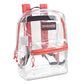 Trailmaker Clear Bag/Backpack With Reinforced Straps & Front Accessory Pocket