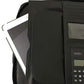 ImpecGear Zippered Executive Ring Binder Portfolio Padfolio, W/ Smart Handle, Build-In Calculator (Black)