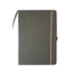 ImpecGear Classic Notebook/ Writing Journal 5.5 x 8.25 Black Gray Orange FREE PEN (PACK OF 1, Gray/Orange)