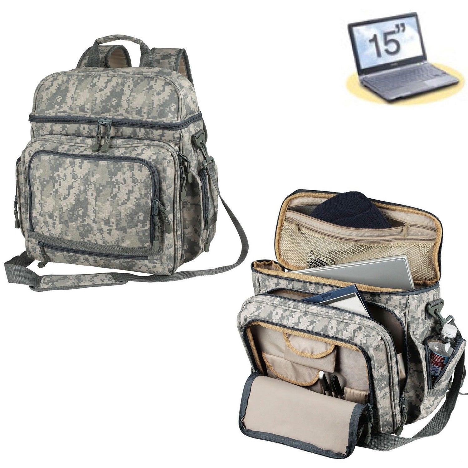 army digital camo laptop backpack NEW-ACU-Digital-Camo-Military-Army-Laptop-Bag-Notebook-Backpack-Camouf – ImpecGear