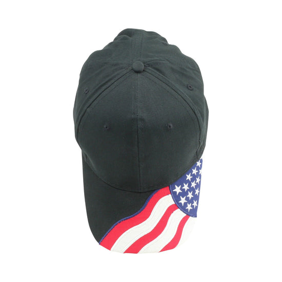 USA US Flag Stars Racing 6 Panel Baseball Cotton Hat Caps Outside Embroider Logo