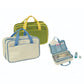 Deluxe Heavy Duty Travel Kit Organizer, Lime Green/Yellow or Natural/Lt. Blue