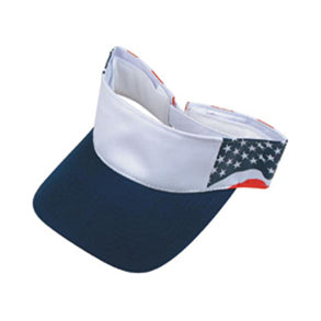 ImpecGear 2 Packs USA Flag Patriotic American Visor (2 Pack for Price of 1)