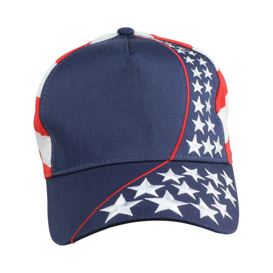 2 Packs ImpecGear USA Flag Patriotic Baseball Cap/ Hats (2 PACK FOR PRICE OF 1)