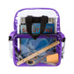Unisex Transparent Clear Travel Security Multi-purpose Bookbag/Backpack CBP3121