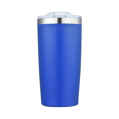 20 oz Wine Tumbler with Lid, Double Wall Stainless Steel Glass Cup Drinks Warm