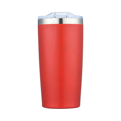 20 oz Wine Tumbler with Lid, Double Wall Stainless Steel Glass Cup Drinks Warm