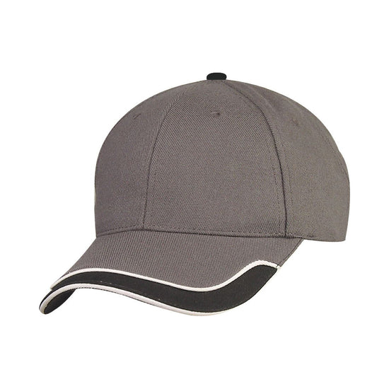 Brushed Cotton Trucker/Baseball Cap w/ Fused Buckram Closure For Travel/Outdoors - U-CAP