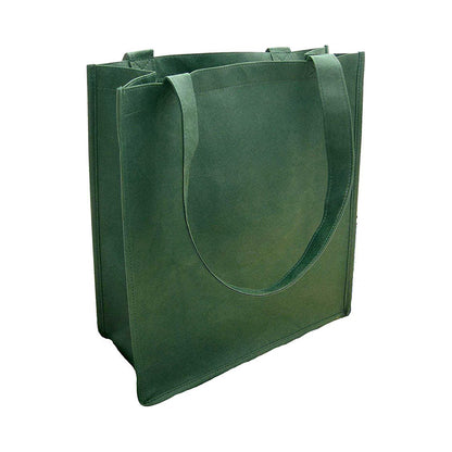 ImpecGear 15" Tote W/ 6 Gusset Grocery Bag Recycled Reusable Shopping Tote Shoulder Bag Luggage