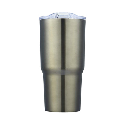 ImpecGear Tumbler for Wine, Coffee, Tea & Drinks 20oz, 100% BPA Free 18/8 Stainless-Steel Tumbler, Double Wall Insulation Hot & Cold Travel Mug with Leak-Proof Lid & Mouth Tip (SUNM4022-Silver)